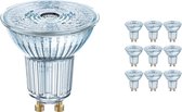 Voordeelpak 10x Osram Parathom GU10 PAR16 2.6W 827 36D | Zeer Warm Wit - Vervangt 35W