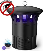 Muggenvanger voor Binnen en Buiten - Met Muggenlokmiddel - Muggenlamp elektrisch - Mosquito killer - Geen last van vliegen of muggen