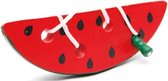 Houten watermeloen speelgoed, kinderen educatieve houten blok puzzels speelgoed