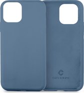 Coverzs Luxe Liquid Silicone case geschikt voor Apple iPhone 11 - lichtblauw
