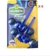 4 X WC GANGER MET GEUR LEMON MET BLEU WATER VERPAKT PER 2