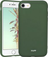 IYUPP Siliconen telefoonhoesje geschikt voor iPhone 7 / 8 / SE 2020 / SE 2022 Hoesje Army Groen