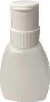 Menda Pomp wit 250ml - Leeg - Pomp flacon - Nagellakremover - Alcoholpomp - Groene zeep pomp - Make-up remover - pomp dispenser - dispenser