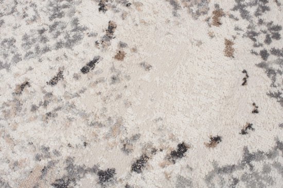 Tapiso Valley Tapis Salon Chambre Grijs Clair Mosaïque Design Abstraite Vintage Atmosphère Atmosphérique Durable Haute Qualité Tapis Taille - 200x300