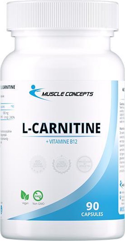 Acetyl L-Carnitine - Aminozuren supplement - 90 capsules- | Muscle Concepts  | bol
