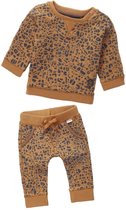 Noppies Unisex broekje + truitje animalprint maat 68