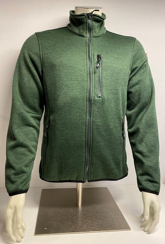Oakinura casual heren vest stretch groen maat 3XL | bol.com