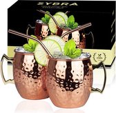 Sybra® Moscow Mules - Cocktail Glazen - Set van 2