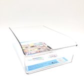 Sterk -  Koelkast Organizer 31x20x9.2cm - Keuken Organizer - Opbergbakje voor KoelkastDoorzichtig - Koelkast Bakjes - Opbergdoos - Opbergbakjes - Bewaardoos - Schuiflade