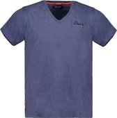 DEELUXE T-shirt met V-hals SOLDIER River Blue