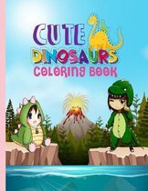 Cute Dinosaur Coloring Book