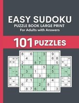 Easy Sudoku Puzzle Book Large Print for Adults