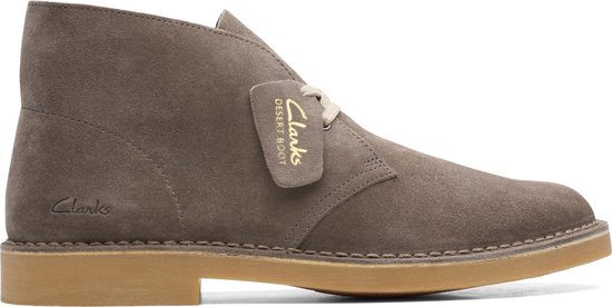 Clarks - Heren schoenen - Desert Boot 2 - G - stone suede - maat 7,5 |  bol.com