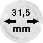 Lindner Hartberger muntcapsules Ø 31,5 mm (10x) voor penningen tokens capsules muntcapsule