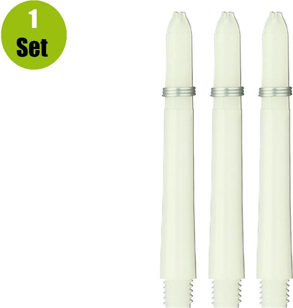 Winmau Dart Shafts Nylon - Wit - X-Short - (1 Set)