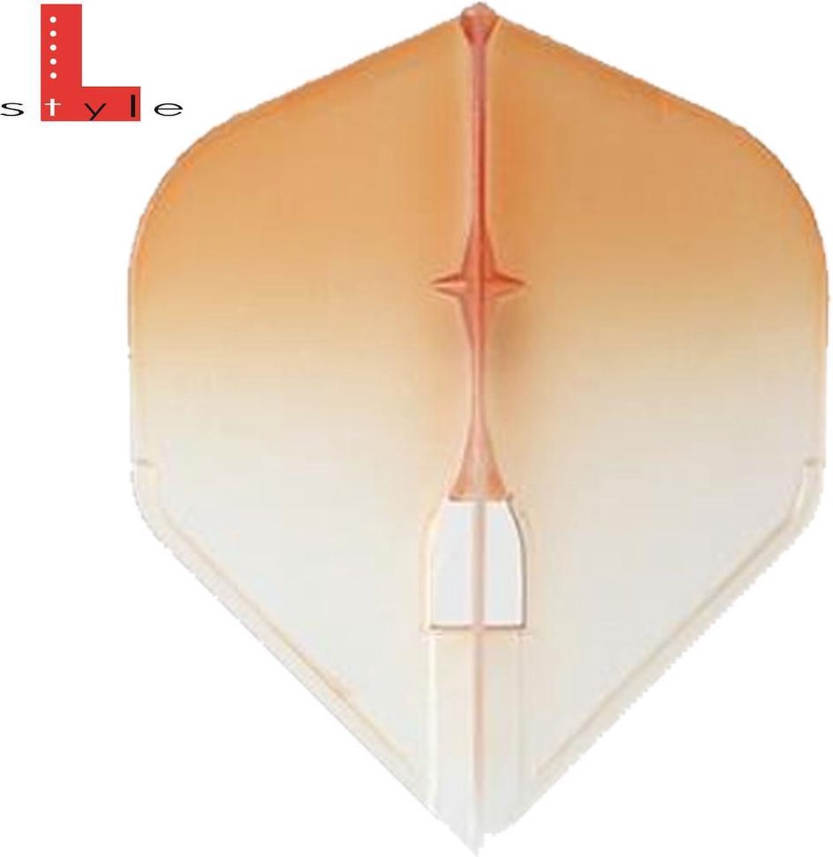 L-Style Flights L1 Two Tone Clear - Oranje- ()
