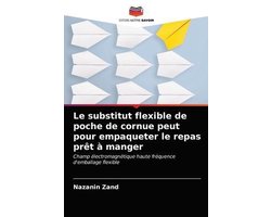 Le substitut flexible de poche de cornue peut pour empaqueter le repas prêt à manger