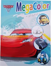 Disney's Cars 3 "Lightning McQueen" Kleurboek +/- 120 kleurplaten + Stickers