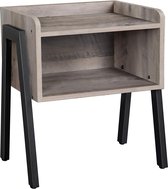 Nachtkastje - Salontafel - Rustieke Houtlook- Grijs Zwart