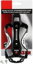 Simson Double Fit Bidonhouder - Voor flesjes en bidons - Ook voor Racefiets en Mountainbike - Glans