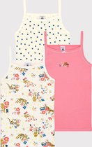 Petit Bateau 3 Pack Meisjes Onderhemd - Maat 92/98