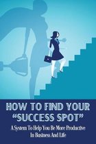 How To Find Your  Success Spot : A System To Help You Be More Productive In Business And Life