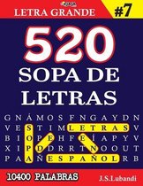 Más de 10400 Emocionantes Palabras en Español- 520 SOPA DE LETRAS #7 (10400 PALABRAS) Letra Grande