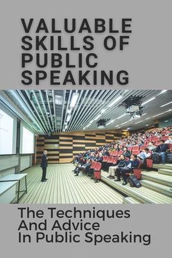 Valuable Skills Of Public Speaking - cover