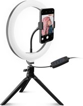 SBS Tripod with 20cm selfie ring light