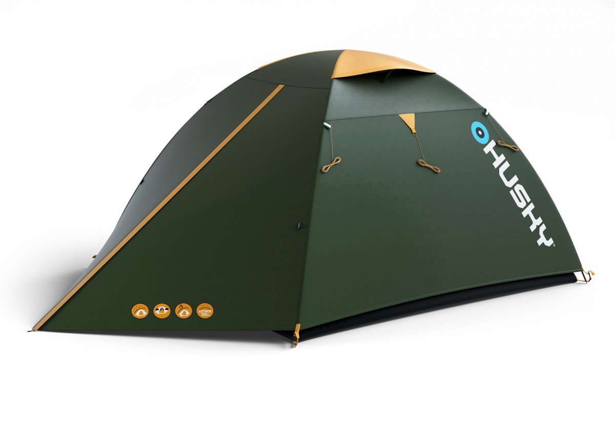 Husky Koepeltent Bird 300 Cm Polyester/Nylon - Groen - 3 Persoons