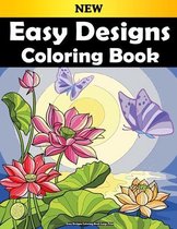 Easy Designs Coloring Book Large Print