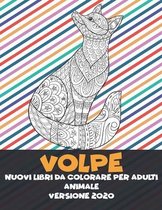 Nuovi libri da colorare per adulti - Versione 2020 - Animale - Volpe