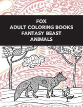 Adult Coloring Books Fantasy Beasts - Animals - Fox