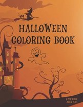 Halloween Coloring Book for Kids Ages 4-8