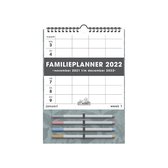 Hobbit - Familieplanner Markers - Mauve  - 2023 - Voor 4 personen - Spiraalgebonden - Week per pagina - A4 (30x21,5cm)