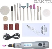 Dakta® Polijstmachine| Complete set | 21 stuks | Sieraden | Polijstschijven | Polijstset | Polijstblok | Polijstmachines | Schuurmachine