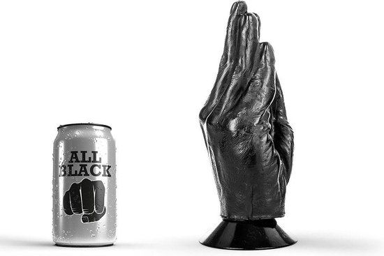All Black Zwarte XXL Buttplug voor fisting