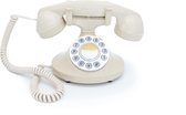 GPO 1922SPUSHPEARL - Telefoon Pearl klassiek jaren ‘20, druktoetsen, creme