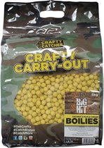 Crafty Catcher Carry Out Big Hit - Coconut & Maple Cream - Boilie - 20mm - 5kg - Geel