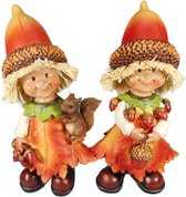 Herfstpoppen | Tuinbeelden | Herfstdecoratie | Theradecoratie | 2 Stuks