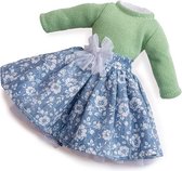 Berjuan Vêtements de poupée de Poupée Filles 35 Cm Textile Vert 2 Pièces