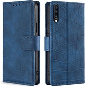 Telefoonhoesje Samsung Galaxy A70 | Hoogwaardig Pu Leren Bookcase | Pasjeshouder | Luxe Uitstraling | Blauw