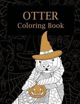 Otter Halloween Coloring Book