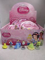 Disney prinsessen speel/taart decoratie set 6x-(+/-4,5 cm)-merk : Bullyland.