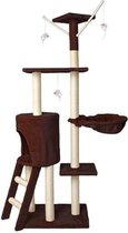 krabpaal kattenboom bruin 138cm