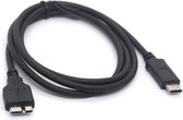 NÖRDIC USBC-101 USB-C naar Micro USB 3.0 kabel - 1m - Zwart