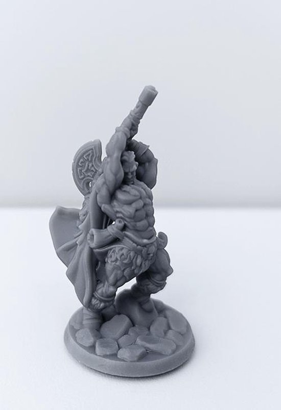 Thumbnail van een extra afbeelding van het spel 3D Printed Miniature - Barbarian Male 02 - Dungeons & Dragons - Hero of the Realm KS