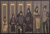 Naruto Run Orochimaru Anime Vintage Poster 51x35cm.
