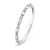 Favs Dames Dames Ring 925 sterling zilver Zilver 7 Zirconia 52 Zilver 32013463