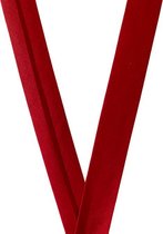 Biaisband rood - katoen 25mm - rol van 20 meter
